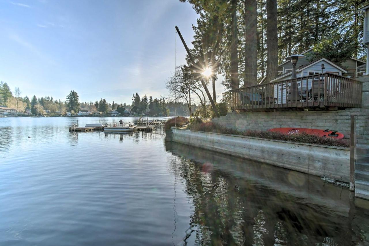 The Peacock House - Waterfront Home With Hot Tub! Olympia Exteriör bild